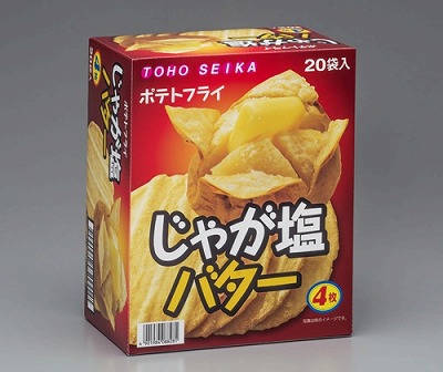 【じゃが塩バター】東豊製菓 ポテトフライ 20袋入※賞味期限2023年2月24日