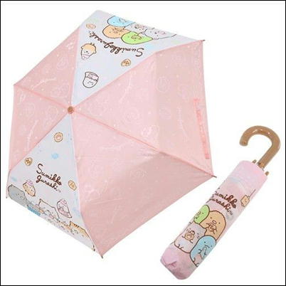 【クッキー　ピンク】折りたたみ傘　すみっコぐらし