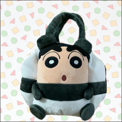【パンダ】クレヨンしんちゃん　ぬいぐるみバッグ【5/24入荷】