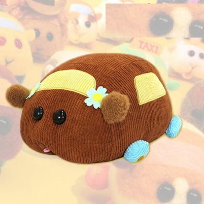 【チョコ】PUIPUIモルカーコーデュロイGBぬいぐるみ2【4/9入荷】