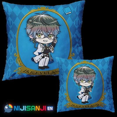 【Ike Eveland(Blue)】NIJISANJI EN　Luxiem　プレミアムクッション“Ike Eveland＆Shu Yamino”