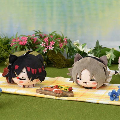 ■NIJISANJI EN　Luxiemおひるねこマスコット“Vox Akuma&Mysta Rias”（EX）　【8/25入荷】