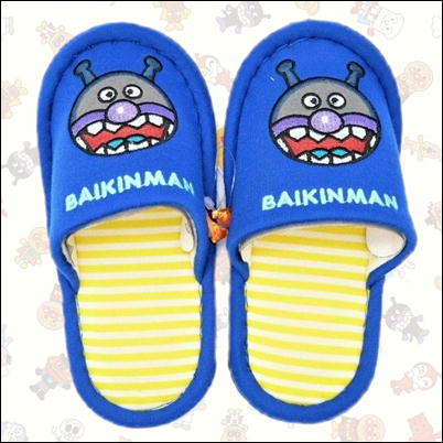 【ばいきんまん】アンパンマン 子供用スリッパ