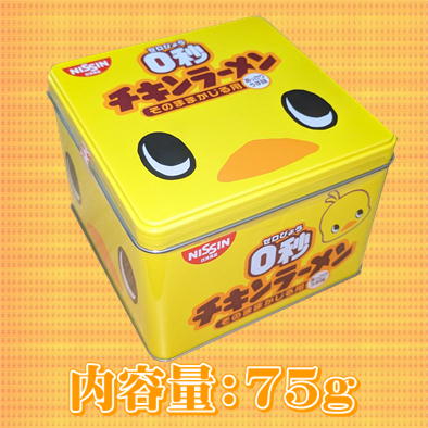 0秒チキンラーメン8分の1斗缶(内容量:75g)【賞味期限:2024/02/19】
