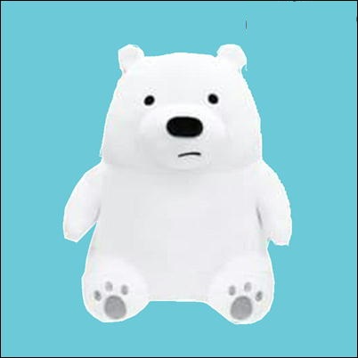 【アイスベア(white)】ぼくらベアベアーズ　BIGぬいぐるみ