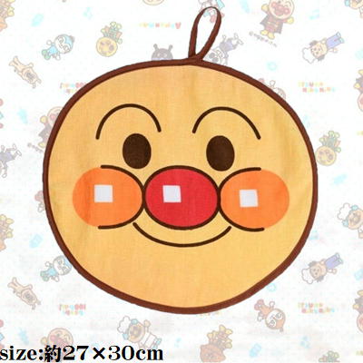 アンパンマン　顔型ループタオル