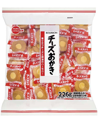 チーズおかき 226g【賞味期限：2024/07/12】