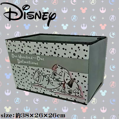 ★Easy★Disney 101匹わんちゃん　収納BOXフタなし