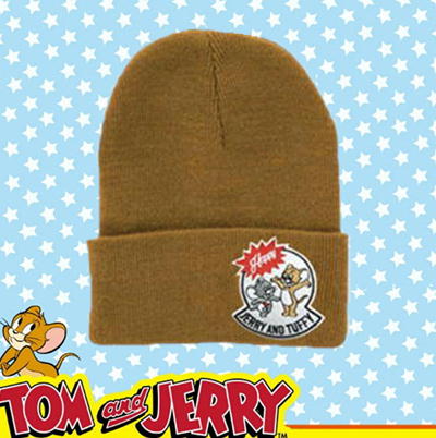 ★Easy★ 【Brown】トムとジェリー　ニット帽