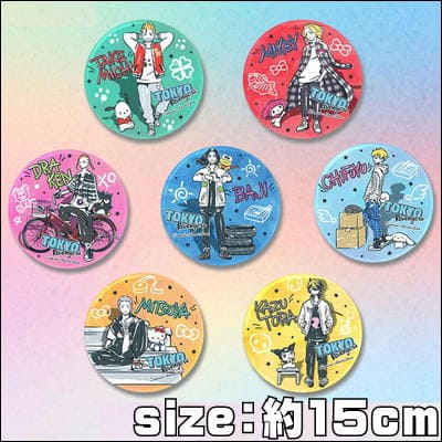 【三ツ谷×キティ】東京リベンジャーズ×サンリオキャラクターズ BIG缶バッジ