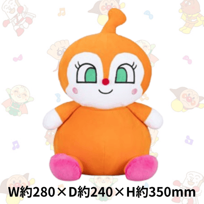 それいけ！アンパンマン もちふわマシュマロぬいぐるみ ドキンちゃん