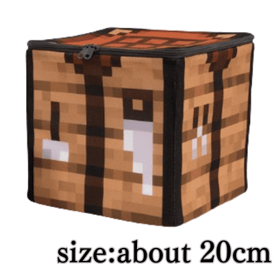 【作業台】マインクラフト ブロック収納BOX～草ブロック・作業台～