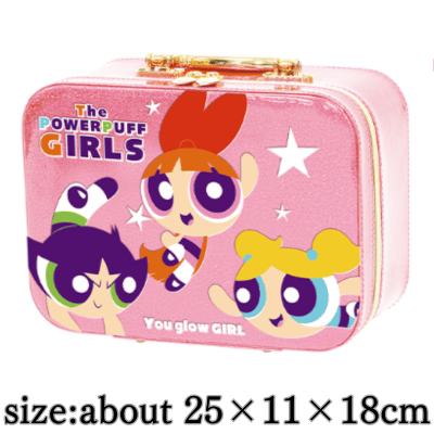 [Pink] Powerpuff Girls Sparkly Vanity Bag