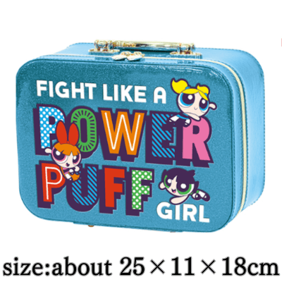 [Blue] Powerpuff Girls Sparkly Vanity Bag