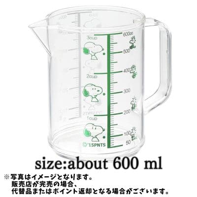 ◇スヌーピー メジャーカップ 大 600ml 　※後日発送対象品・配送日時指定不可