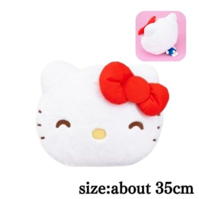 [Hello Kitty] Sanrio Characters Large Face Cushion 6