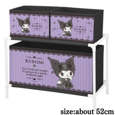[Kuromi] My Melody♡Kuromi Midnight MeloKuro 3 Box with Storage Case 2