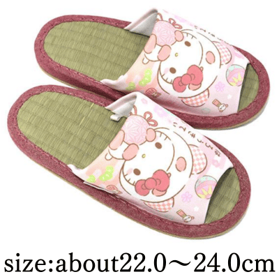 Sanrio Tatami Slippers - Hello Kitty