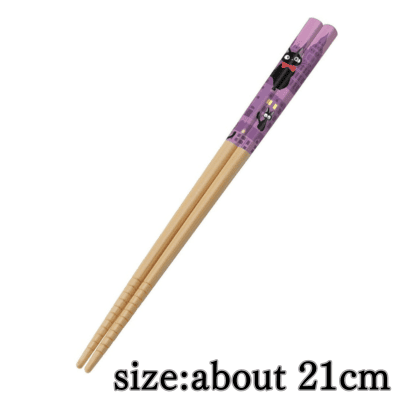 Kiki's Delivery Service Jiji Footprints Bamboo Chopsticks 21cm