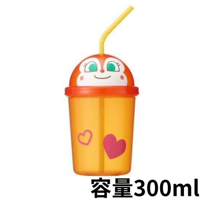 Dokin-chan Die-cut Straw Cup (300ml)