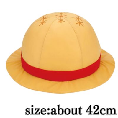 One Piece Large Luffy Hat Plush Toy