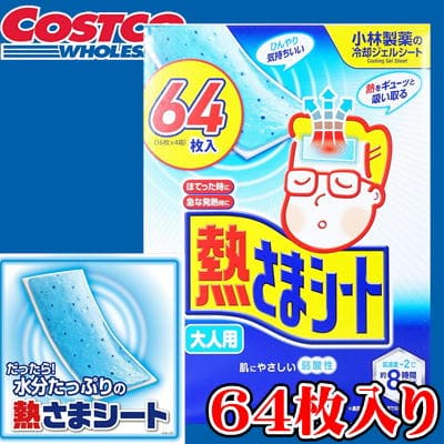 ◇<1 BOX (16 sheets x 4 boxes)> Heat Suppressant Sheets for Adults *Shipping at a later date