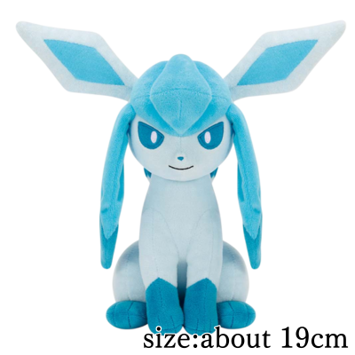 [Glaceon] Pokémon Fluffy Plush Toy Eevee Friends ~Vaporeon & Glaceon~