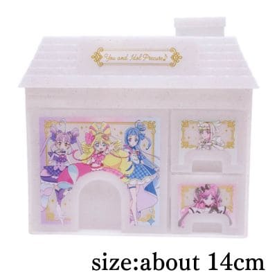 [White] Kimi to Idol PreCure♪ House-shaped Mini Chest