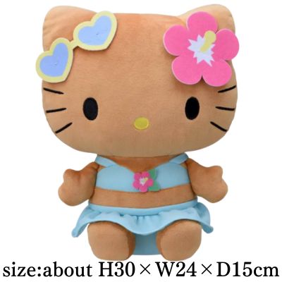 Hello Kitty Large Plush Toy, Tanned Gal Ver.