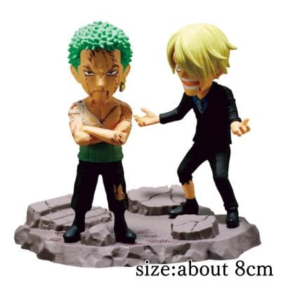 One Piece World Collectible Figure Log Stories - Roronoa Zoro & Sanji - 