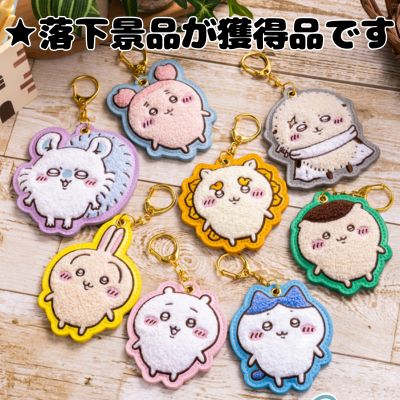 ■ Chiikawa Fluffy Sagara Embroidered Keychain
