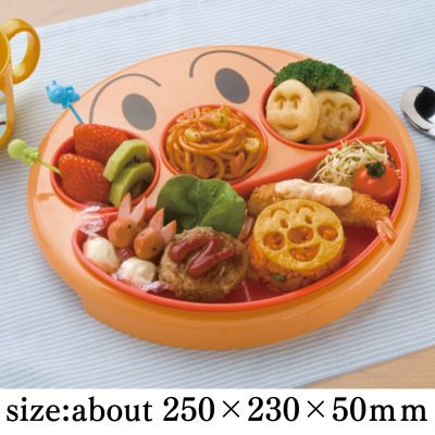 Anpanman Face Lunch Plate