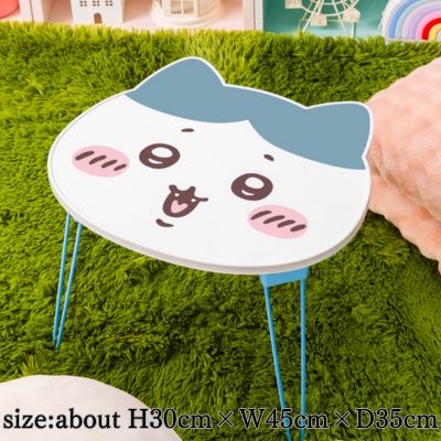 [Hachiware] Chiikawaokao Folding Mini Table ① *Box damaged