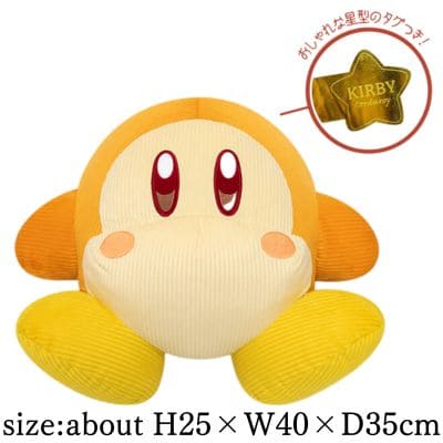 [Waddle Dee]Kirby Corduroy Big Plush Toy NEW