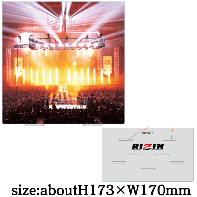 RIZIN acrylic display