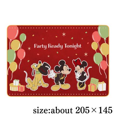 Mickey & Friends Party Ready Tonight Large Blanket