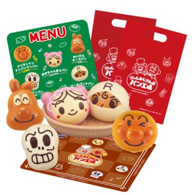 Anpanman Welcome! Uncle Jam's Freshly Baked Bread Factory Friendly Bread Set