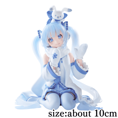 Hatsune Miku Noodle Stopper Figure - Snow Miku Sky Town 10th ver. -