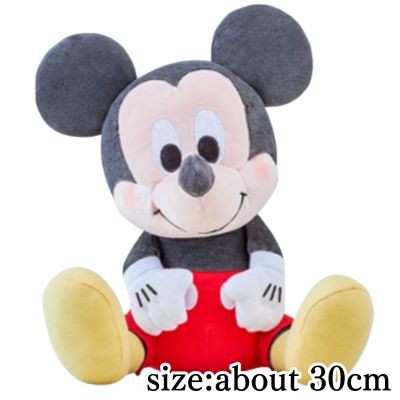 [Mickey] Mickey & Friends Kotette Pettan Big Plush Toys - Mickey Mouse, Minnie Mouse, and Pluto