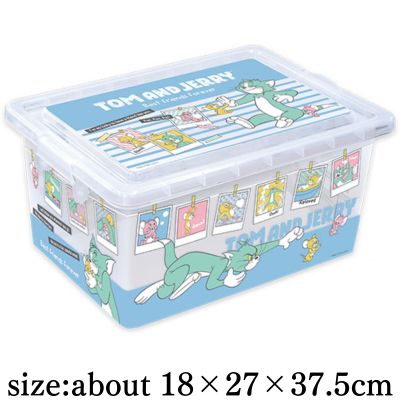 [Blue] Tom and Jerry Clear Container Box Ver.2