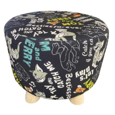 [Black] Tom and Jerry Relaxing Stool