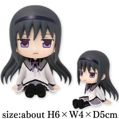 [Homura Akemi] Puella Magi Madoka Magica Petatto Sitting Figure (R)