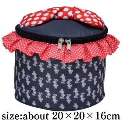 [Minnie]Disney Character Platinum Zakka Big Pouch RIBBON! RIBBON!