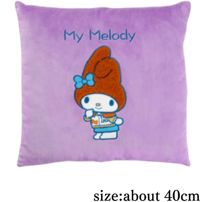 [My Melody] Sanrio Characters Grayish Hangout Mocotto Cushion 1