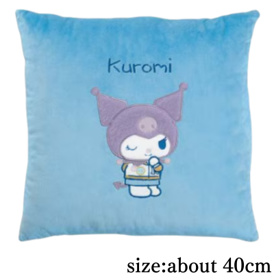 [Kuromi] Sanrio Characters Grayish Hangout Mocotto Cushion 2