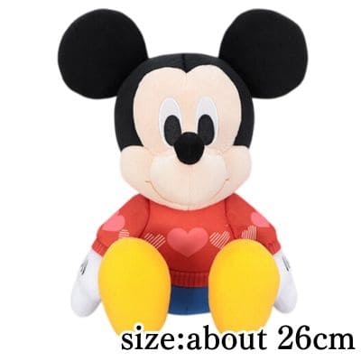 [Mickey] Mickey Mouse & Minnie Mouse Pop Pop Supermarket! Pair of Knit Big Plush Toys