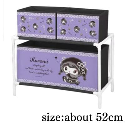 [Kuromi] My Melody♡Kuromi Moonlit Night Storage Case with 3 Boxes