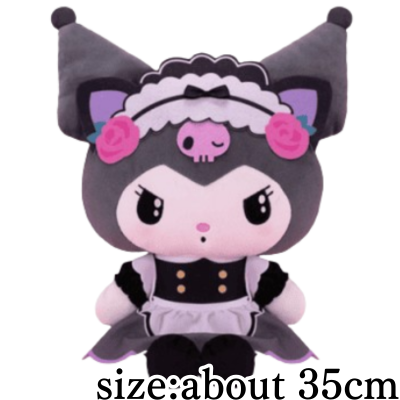 Kuromi Tsundere Cafe Big Plush Toy