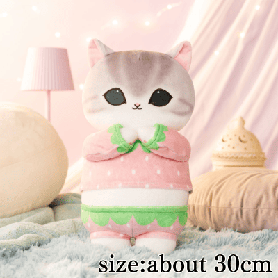 【strawberry】mofusand Pajama Nyan Big Plush Toy②