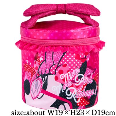 [Pink] Minnie Mouse More pink, More ribbons! Vanity pouch